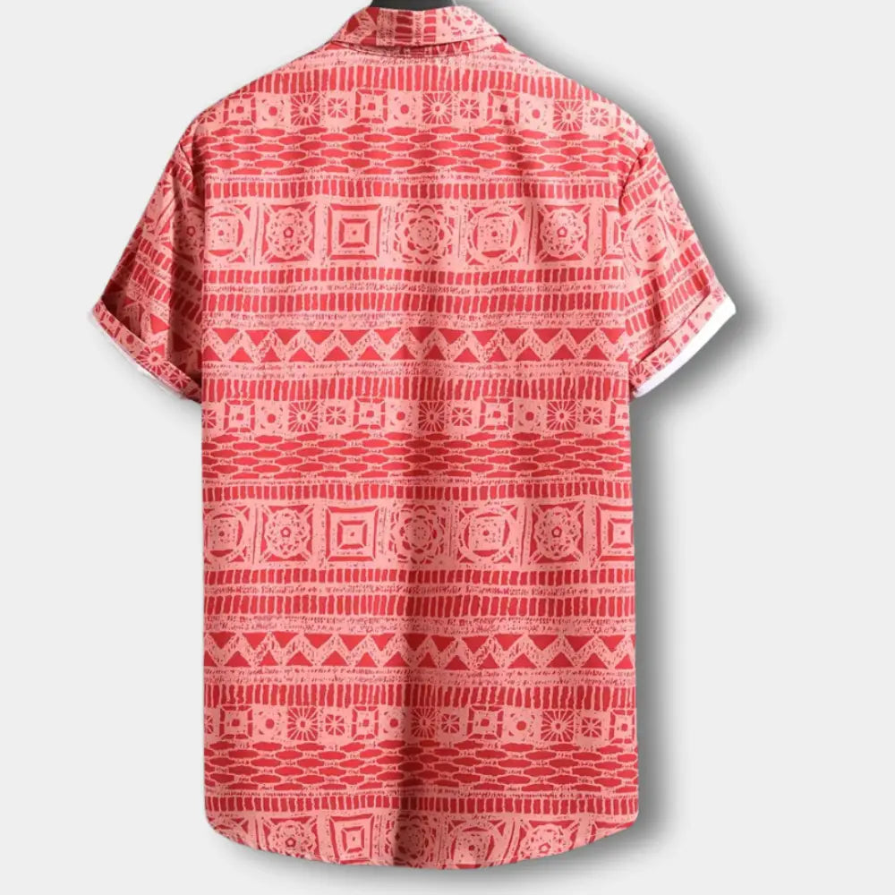 Stilvolle Edle Bluse mit Print für Herren | Jimmy -4