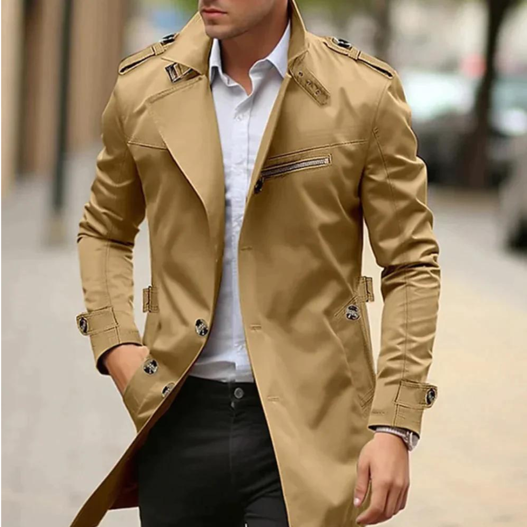 Klassischer Trenchcoat für Herren | Dylan
