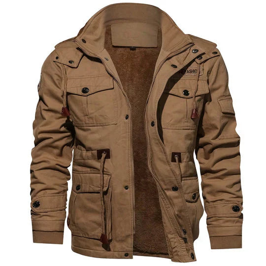 Eleganter Edler Mantel mit eleganter Linienführung für Herren | Rambo -12