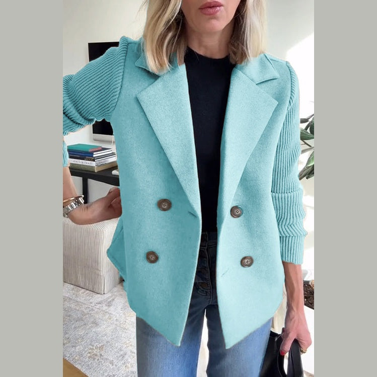 Elegant Women's Blazer with Button Placket | Alesina