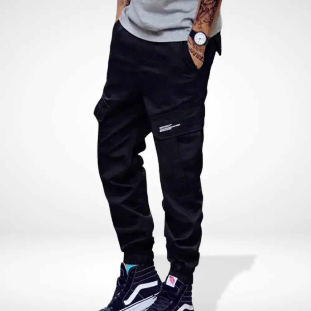 Bequeme Raffinierte Cargohose mit Print für Herren | Knapp -6