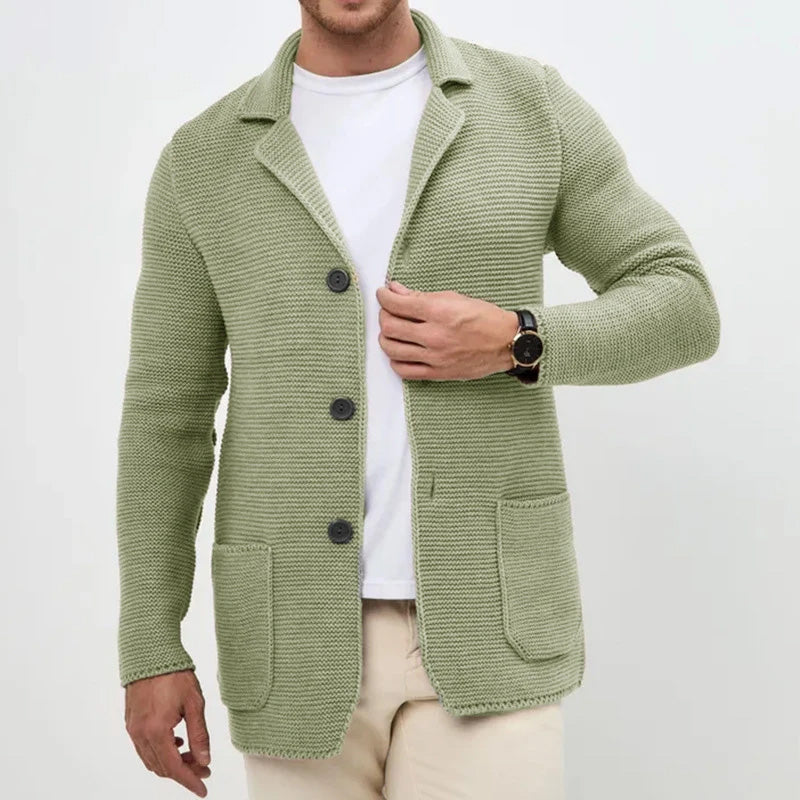Klassischer Cardigan mit Knopfleiste für Herren | Ardelio