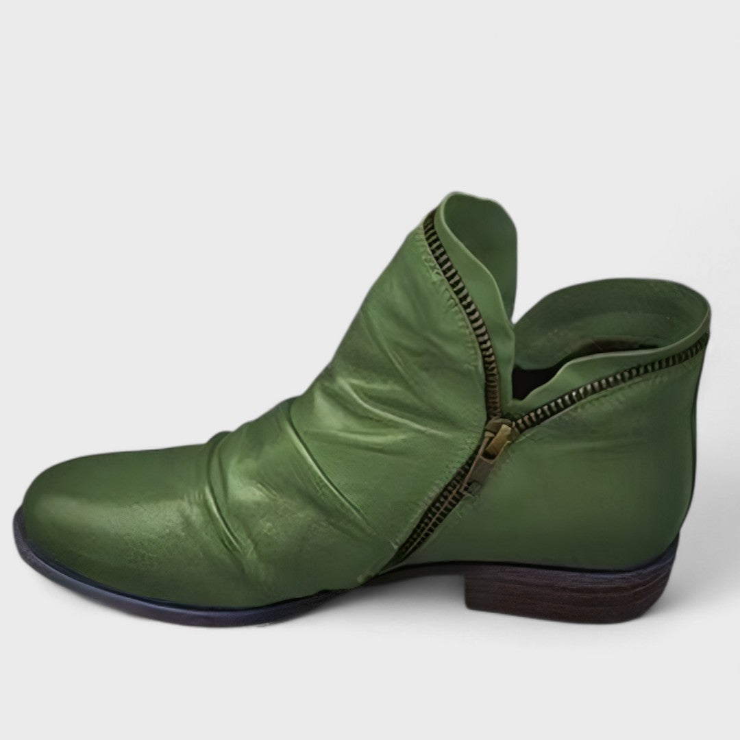 Elegante Stiefeletten mit seitlichem Reissverschluss für Damen | Valessa