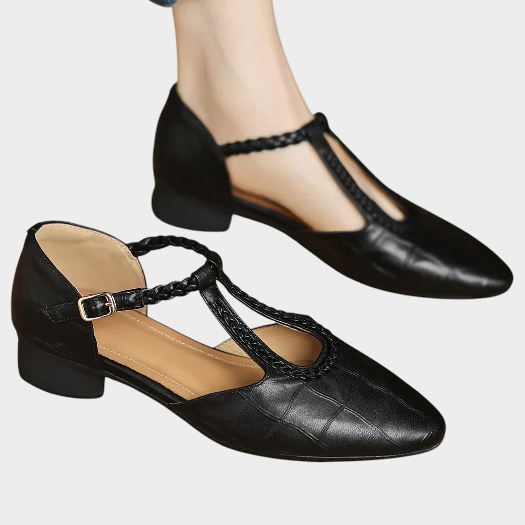 Moderne Hochwertige Mary-Jane Schuhe mit rutschfester Sohle für Damen | Elena -7