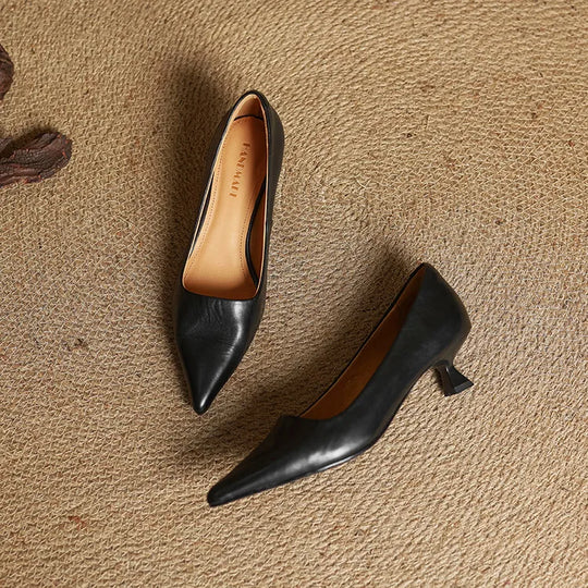 Klassische Hochwertige Schuhe mit Absatz für Damen | Elegante Versátil -12
