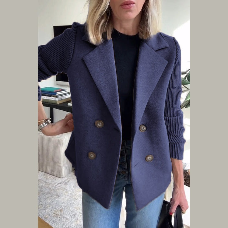 Elegant Women's Blazer with Button Placket | Alesina