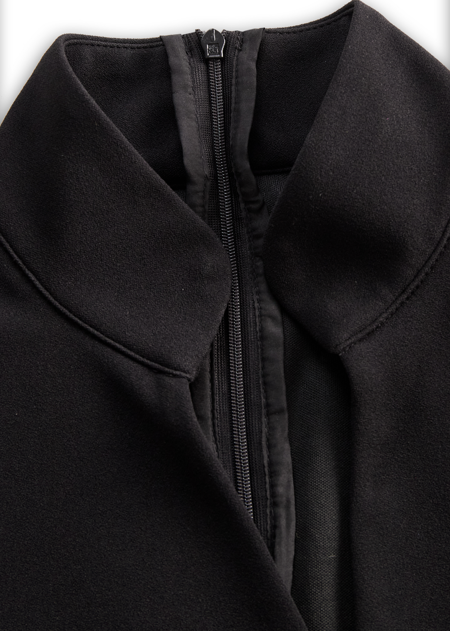 Klassisches Premium Kleid mit Mao-Kragen für Damen | Dalia -13