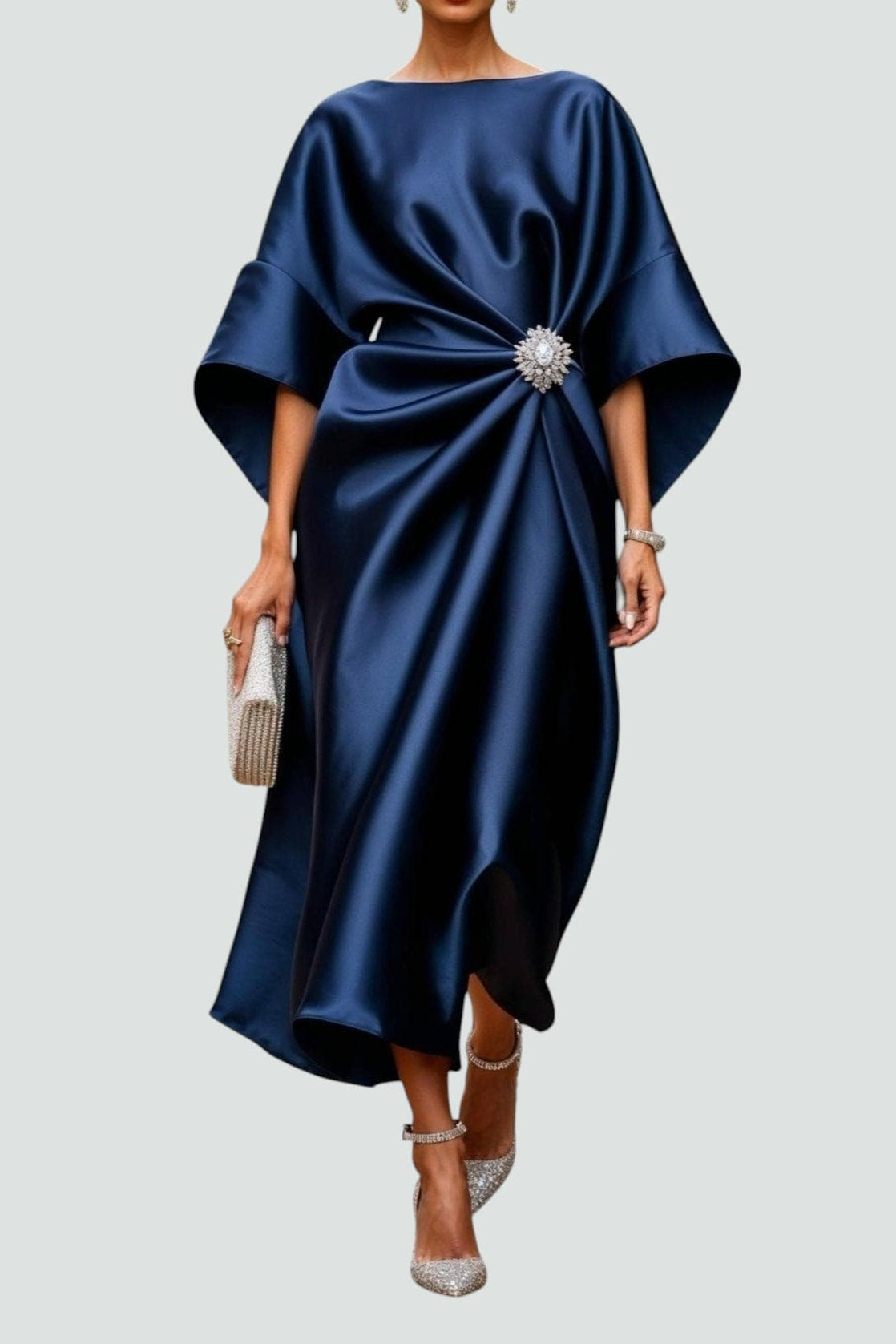 Modernes Feines Kleid mit eleganter Linienführung für Damen | Elegante -1