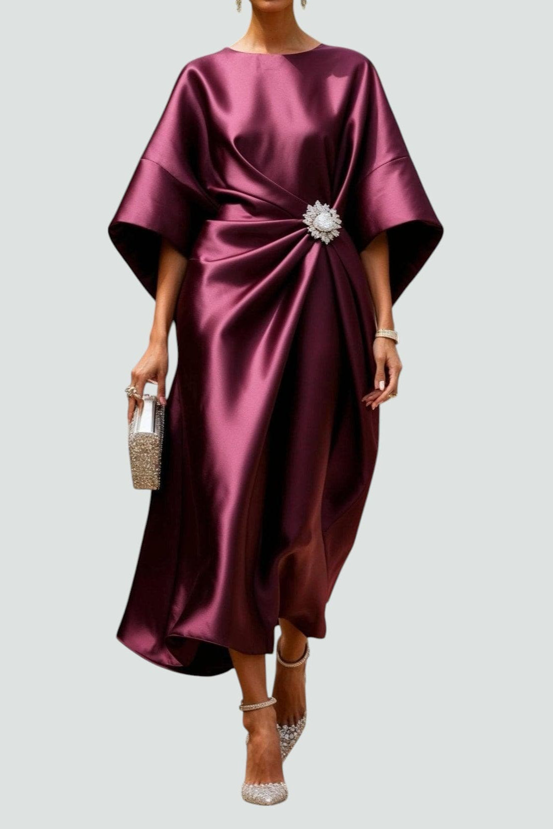 Modernes Feines Kleid mit eleganter Linienführung für Damen | Elegante -2