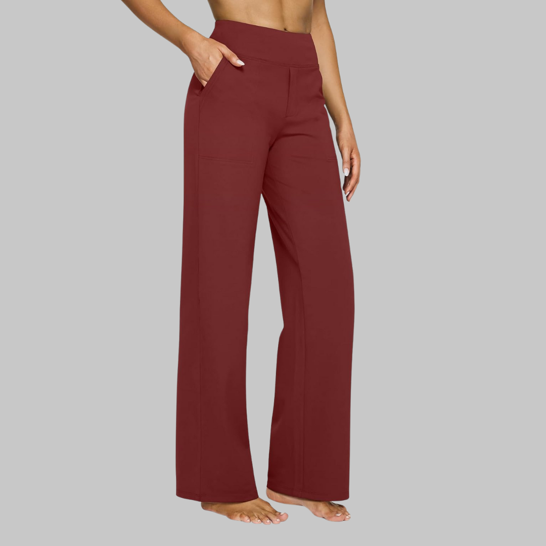Stilvolle Raffinierte Hose mit Strick für Damen | Calista -11