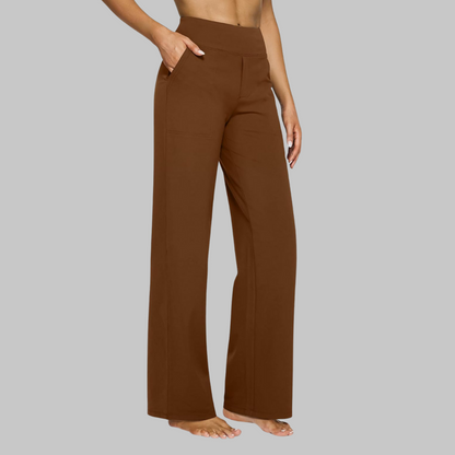Stilvolle Raffinierte Hose mit Strick für Damen | Calista -13