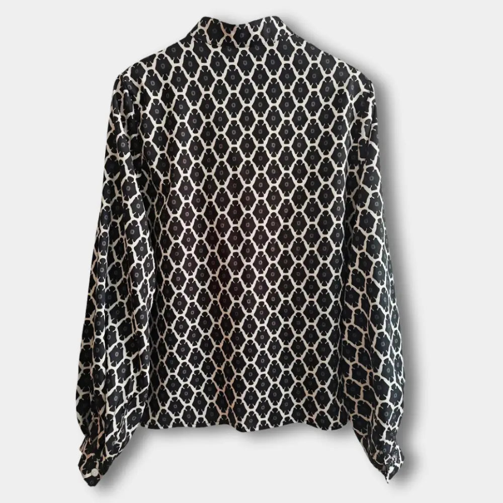 Bequeme Raffinierte Bluse mit offenem Ausschnitt für Damen | Maria -2