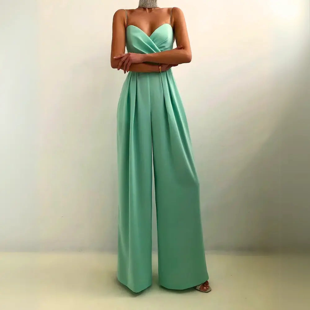 Stilvoller Premium Jumpsuit mit Strick für Damen | Ursella -7