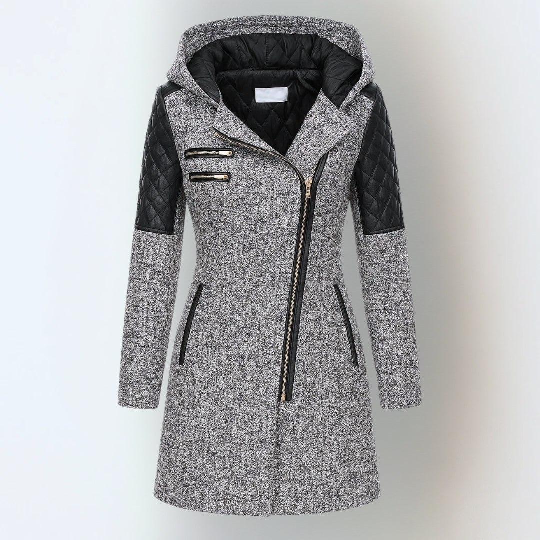 Gesteppte Winterjacke Kapuze für Männer | Jasmina -1