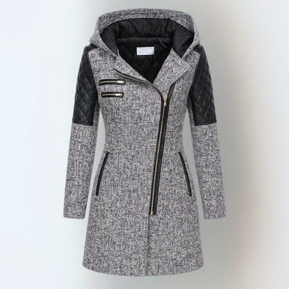 Gesteppte Winterjacke Kapuze für Männer | Jasmina -1