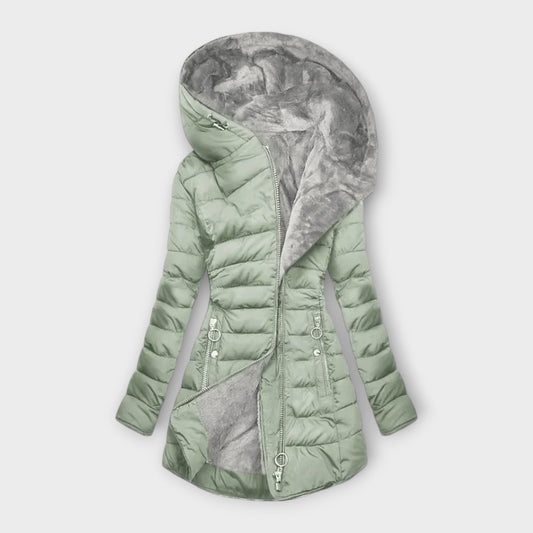 Klassische Edle Wasserdichte Jacke mit wasserabweisendem Material für Damen | Mila -1