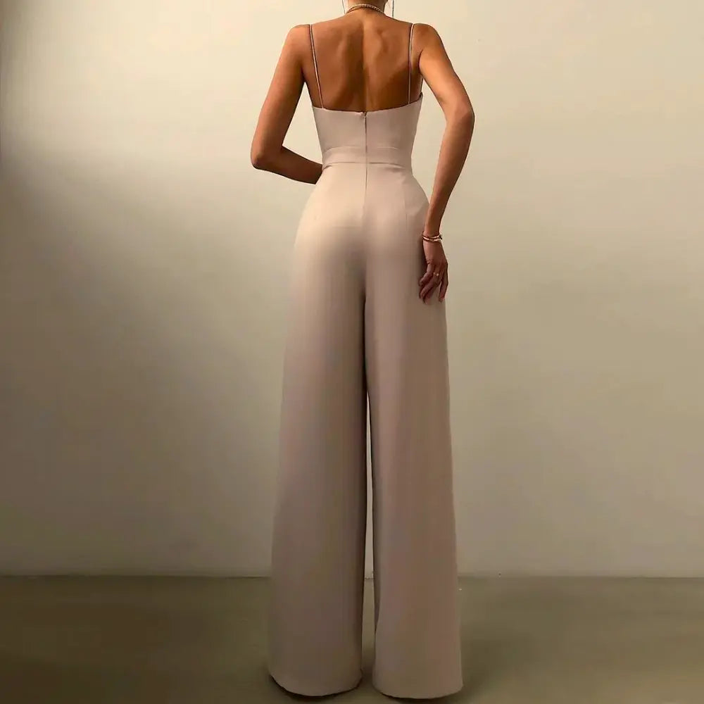 Stilvoller Premium Jumpsuit mit Strick für Damen | Ursella -15