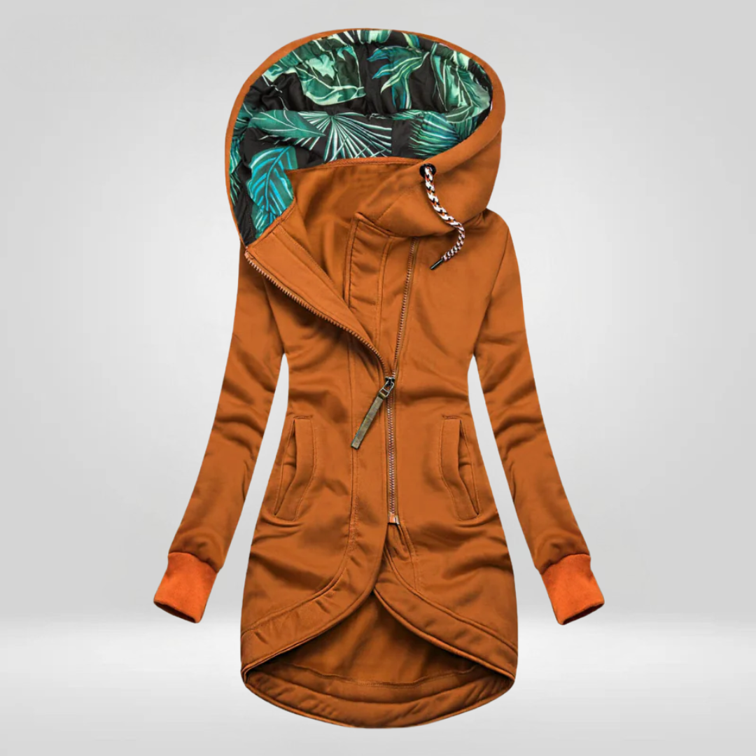 Moderner Raffinierter Mantel mit winterlichem Look für Damen | Aysha -6