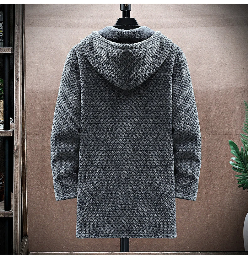 Elegante Kapuzenjacke mit Reissverschluss für Herren | Gerald