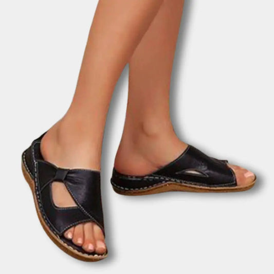 Bequeme Feine Sandalen mit Schnürung für Damen | Georgina -1