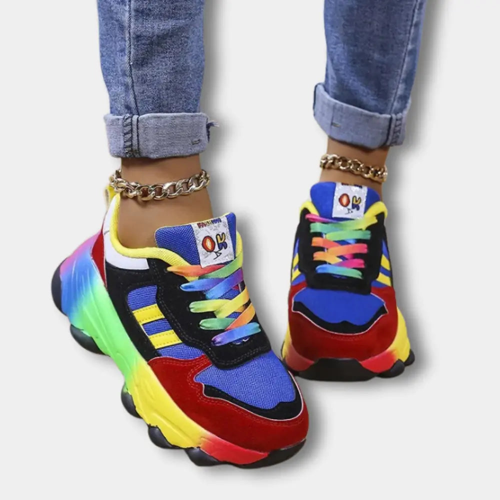 Bequemer Raffinierter Sneaker mit Plateau für Damen | Randal -1