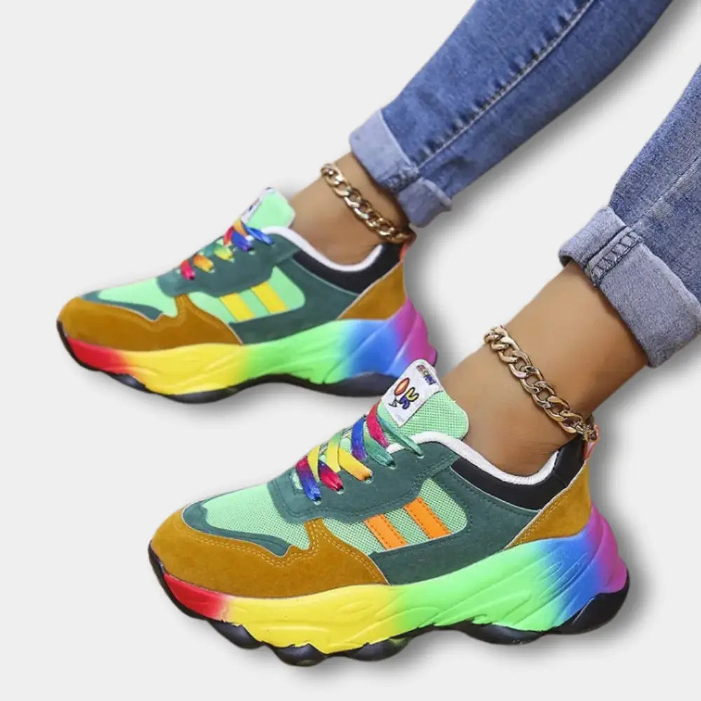 Bequemer Raffinierter Sneaker mit Plateau für Damen | Randal -2