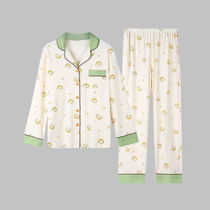 Gemütliches Loungewear-Set mit Langarmshirt und Hose für Damen | Cosima