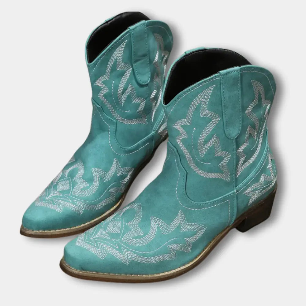 Klassische Hochwertige Cowboystiefel mit Stickerei für Damen | Jody -7