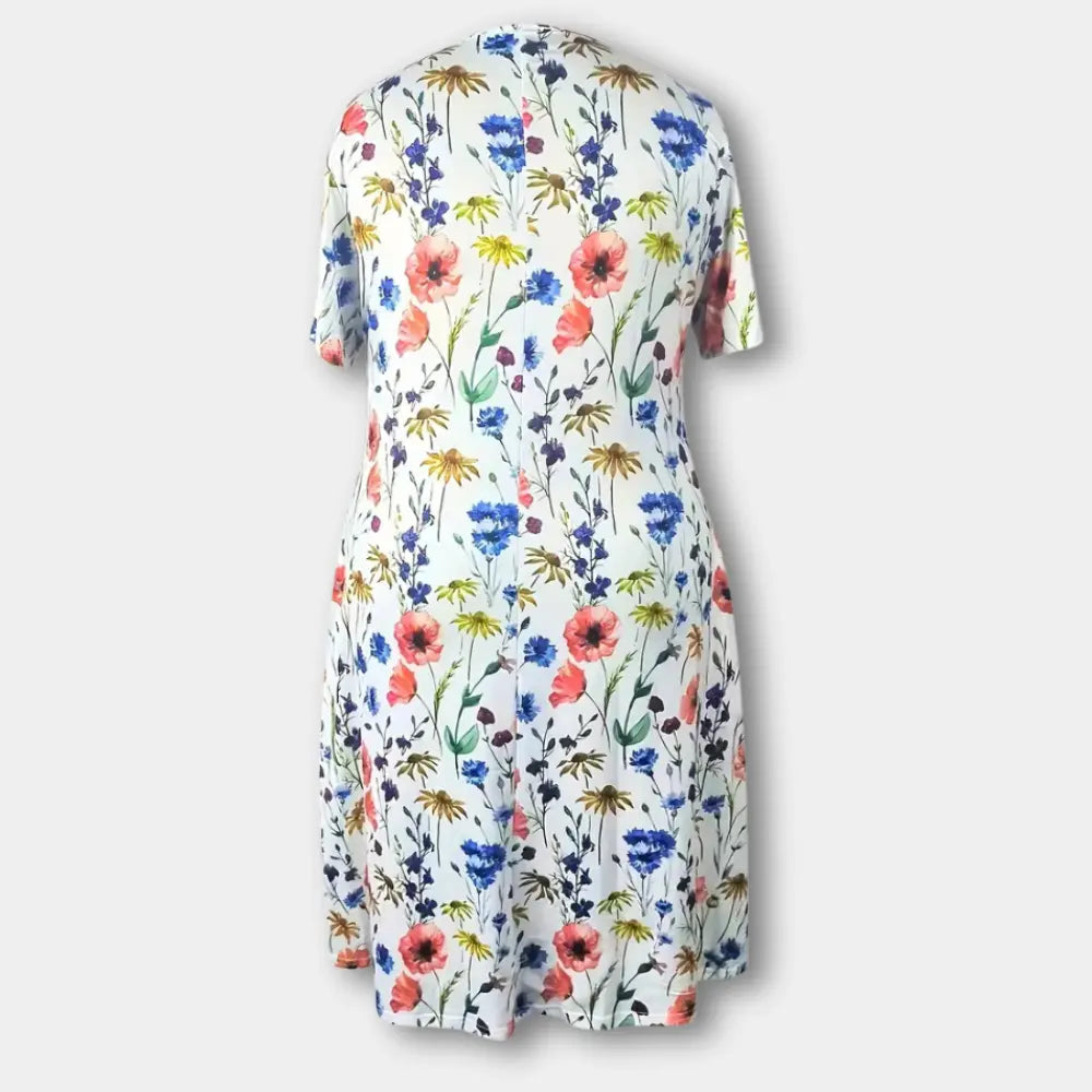 Stilvolles Hochwertiges Sommerkleid mit Print für Damen | Fern -3
