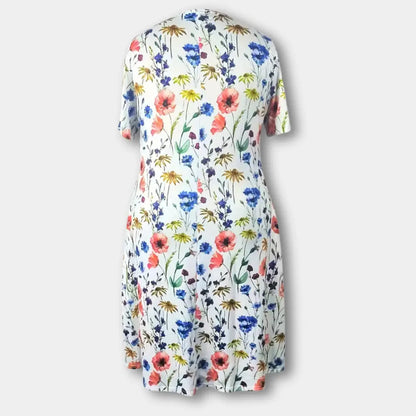 Stilvolles Hochwertiges Sommerkleid mit Print für Damen | Fern -3