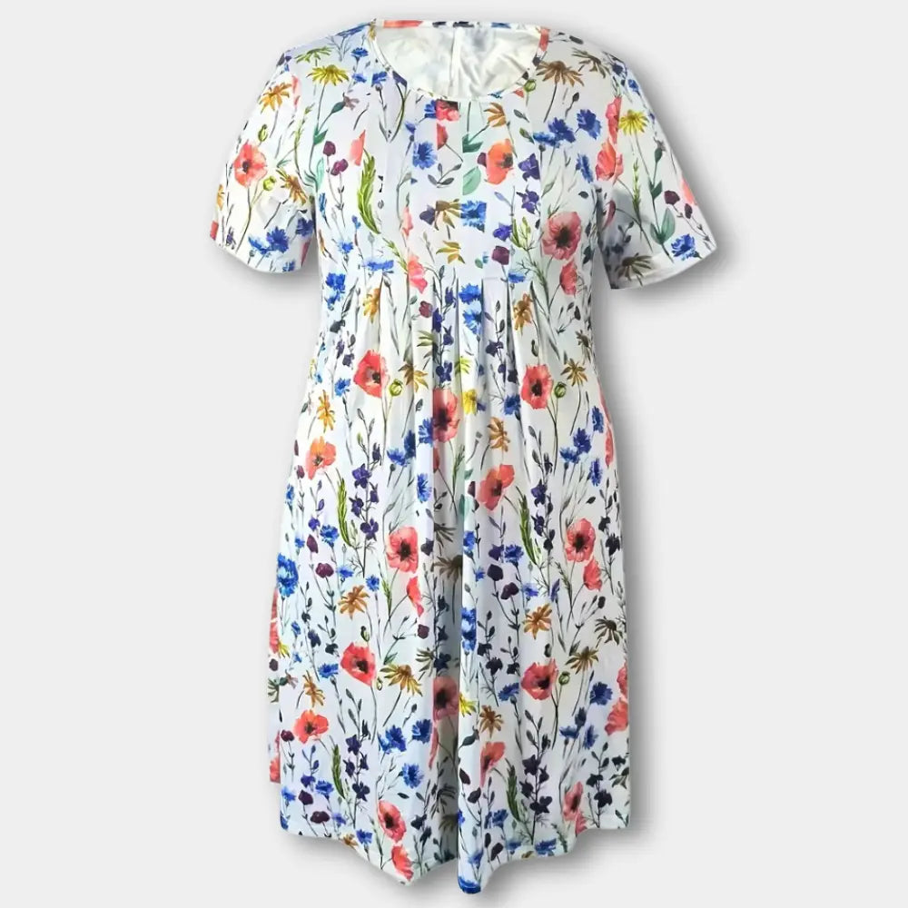 Stilvolles Hochwertiges Sommerkleid mit Print für Damen | Fern -2