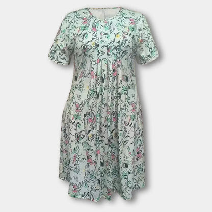 Stilvolles Hochwertiges Sommerkleid mit Print für Damen | Fern -5