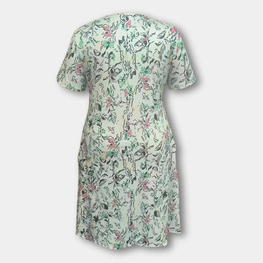 Stilvolles Hochwertiges Sommerkleid mit Print für Damen | Fern -6