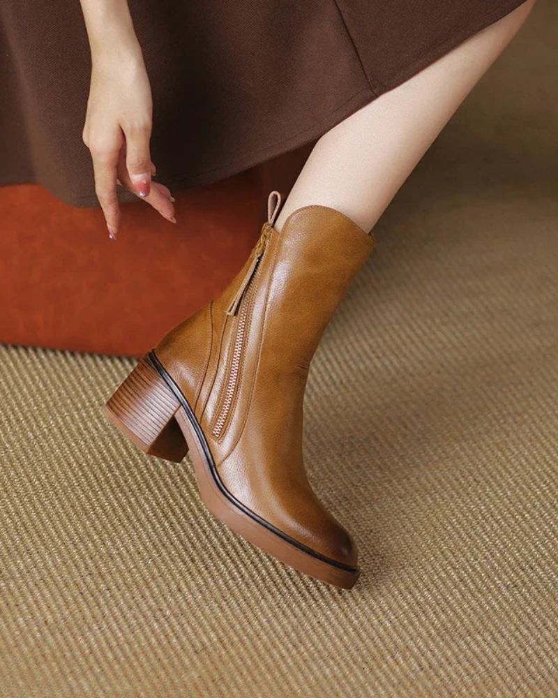 Bequeme Edle Stiefel mit Absatz für Damen | Atemporal -15