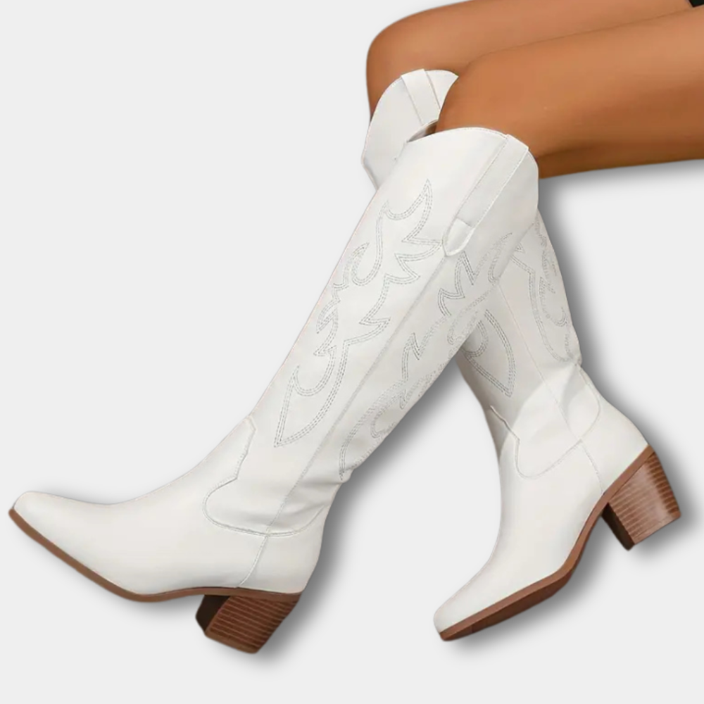 Moderne Premium Cowboystiefel mit Stickerei für Damen | Jill -7