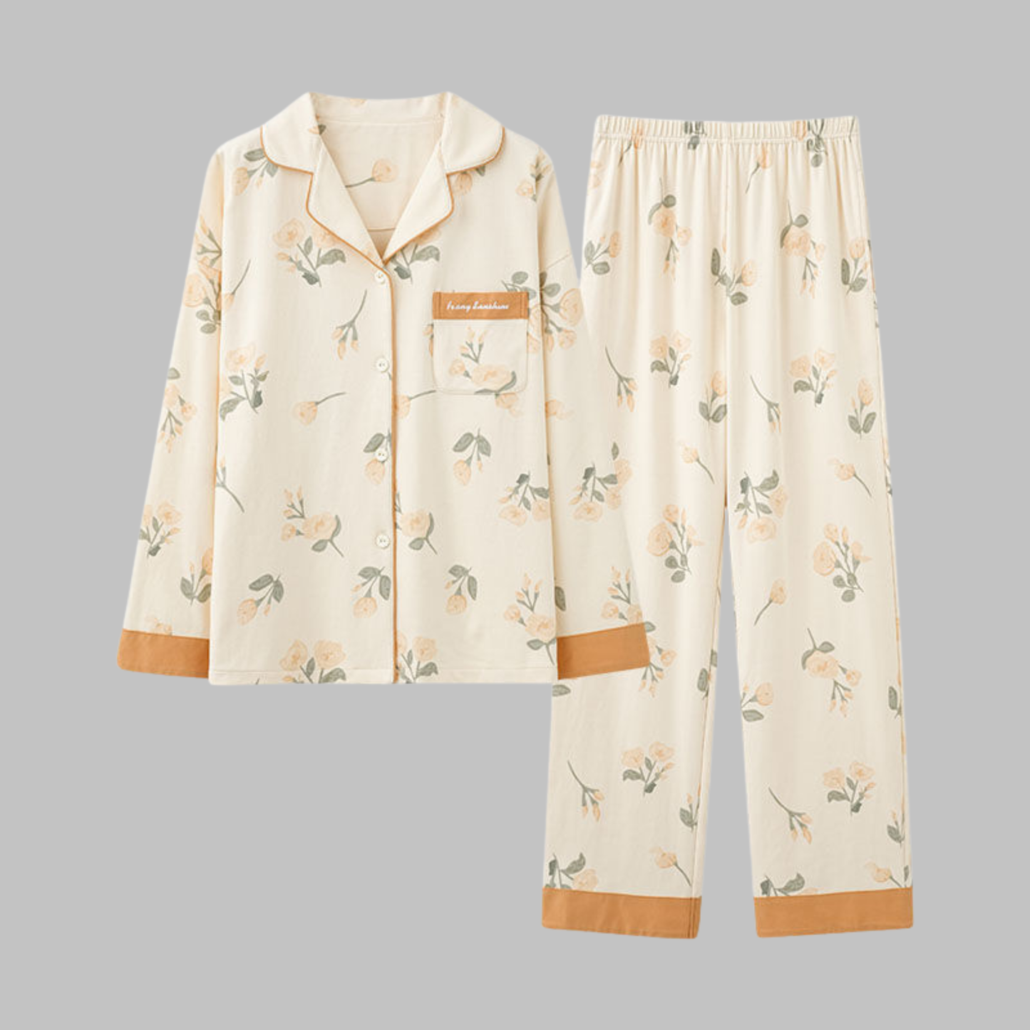 Gemütliches Loungewear-Set mit Langarmshirt und Hose für Damen | Cosima