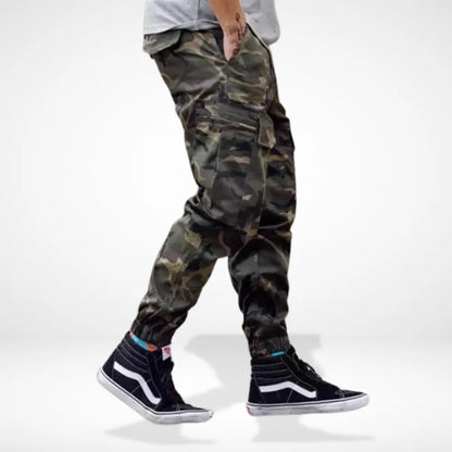 Bequeme Raffinierte Cargohose mit Print für Herren | Knapp -2