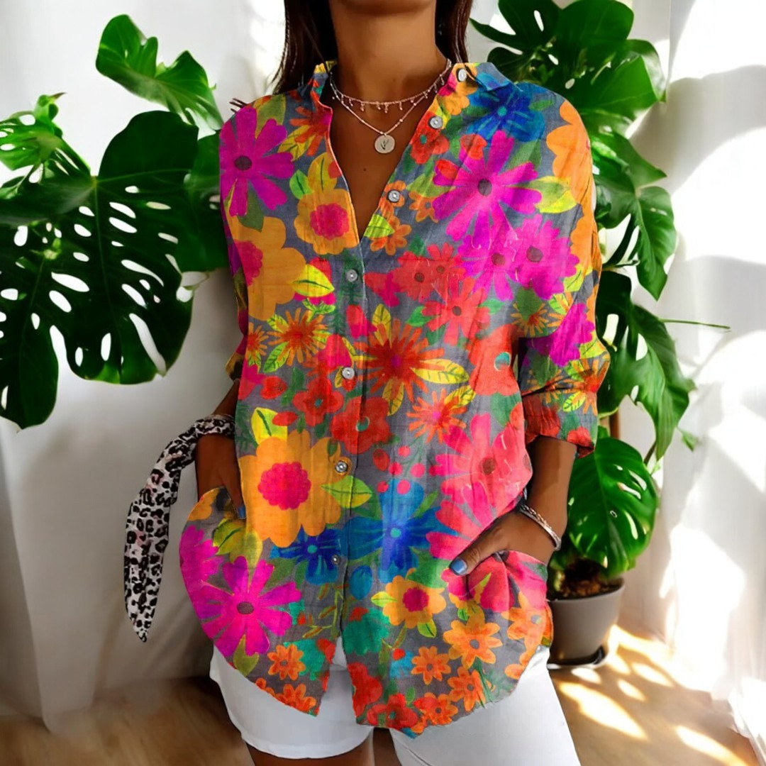 Stylish floral everyday blouse for women | Irelle -10
