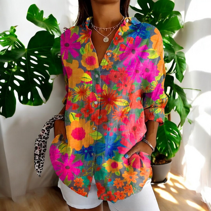 Stylish floral everyday blouse for women | Irelle -10