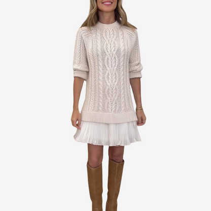Modernes Edles Midikleid mit Plissee für Damen | Midi -2