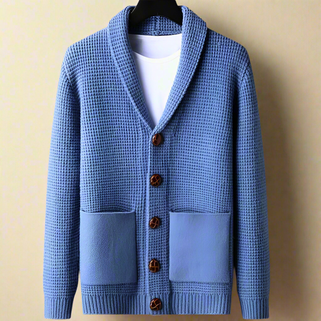 Vintage Strickcardigan Knopfleiste für Frauen | Leandro -9