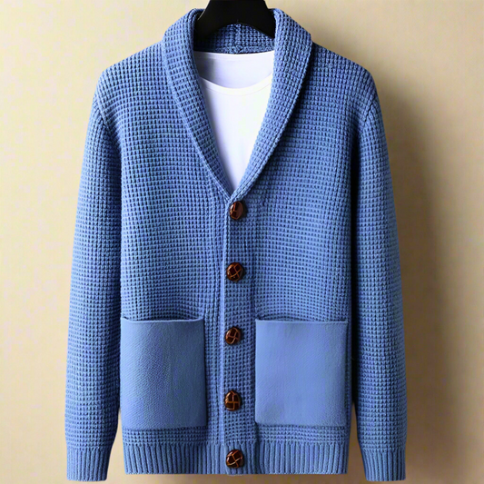 Men's Vintage Button-Front Cardigan | Leandro