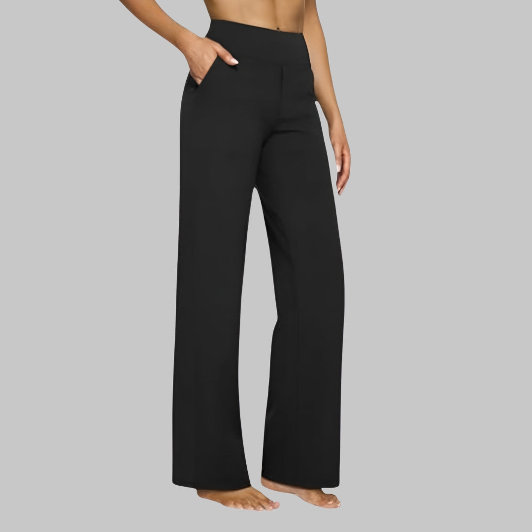 Stilvolle Raffinierte Hose mit Strick für Damen | Calista -9