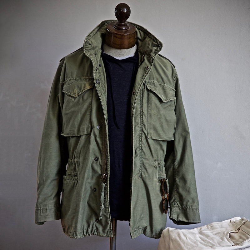 Stilvolle Edle Feldjacke mit Stehkragen für Herren | Adriano -2