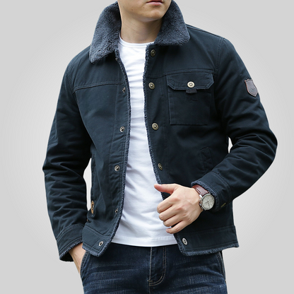 Moderne Freizeitjacke mit Kragen für Herren | Eugene