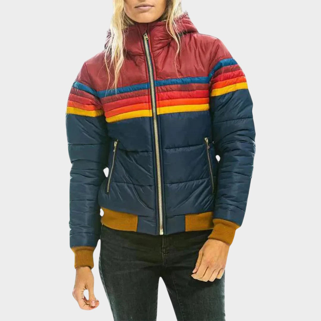 Stilvolle Hochwertige Wasserdichte Jacke mit wasserabweisendem Material für Damen | Seriva -6