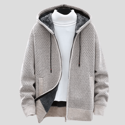 Bequemer Feiner Hoodie mit modernem Design für Herren | Cálido -1