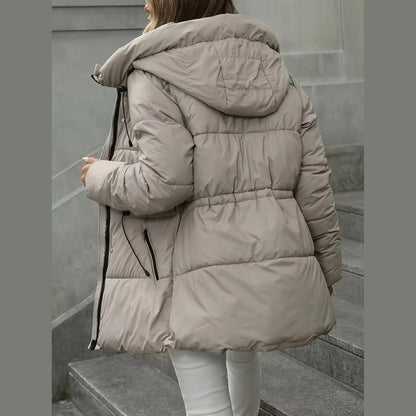 Oversized Winterparka Kapuze für Männer | Elvara -6