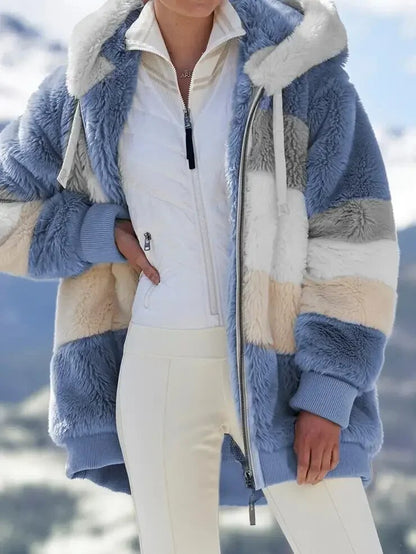 Elegante Hochwertige Jacke mit Kapuze für Damen | Alaska -6