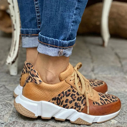 Leopardenmuster Freizeit Sneaker für Männer | Calista -2